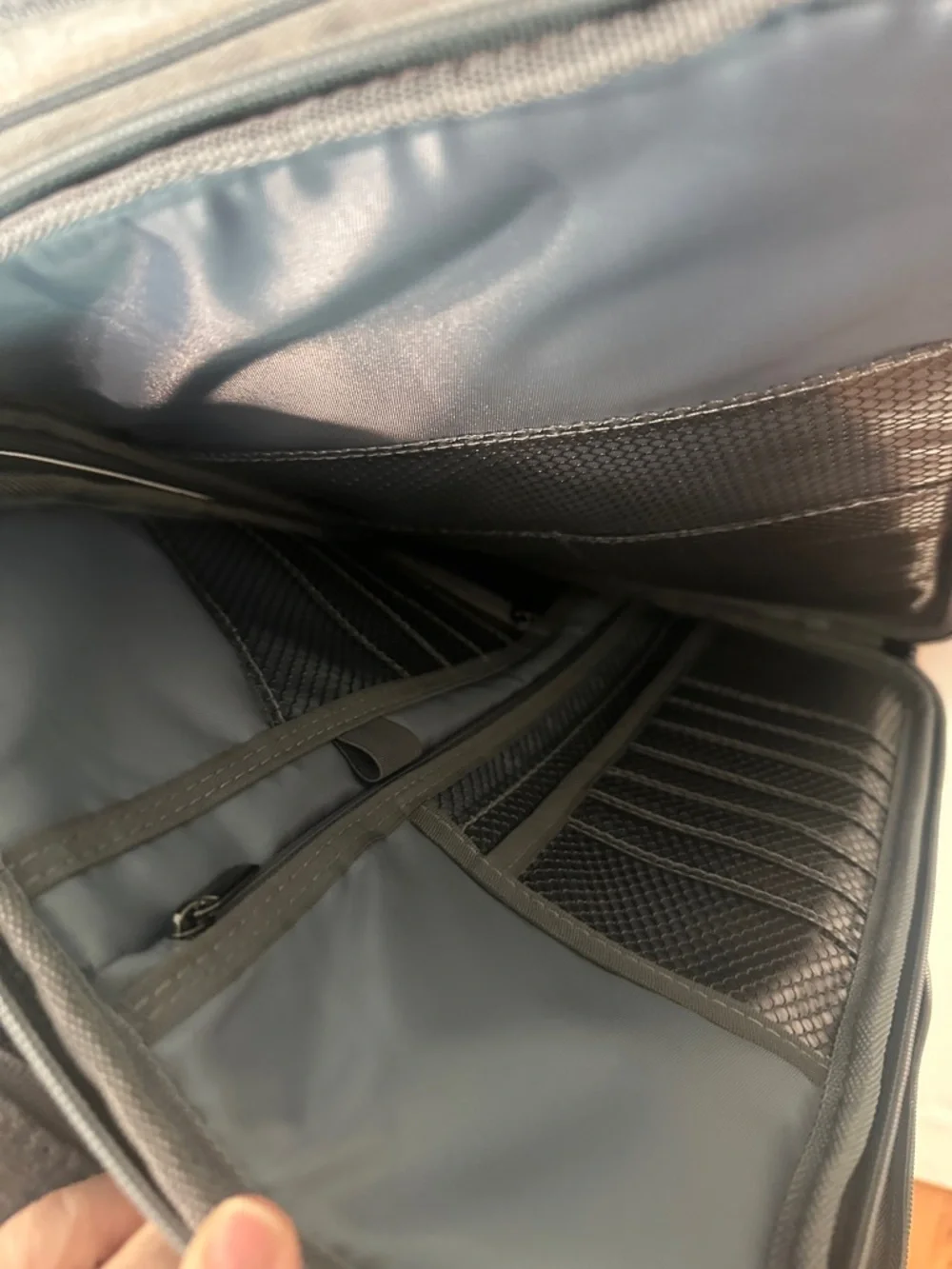 Zinz Grey Laptop Sling Bag with Front Pocket Never Used